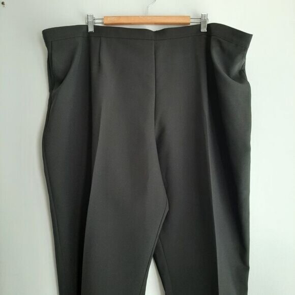 PENNINGTONS Boston Fit High Waist Pull-on Dress Pants Black Sz 28 P - Picture 3 of 8